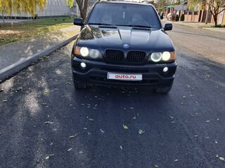2002 BMW X5 3.0i I (E53), чёрный, 980000 рублей, вид 1