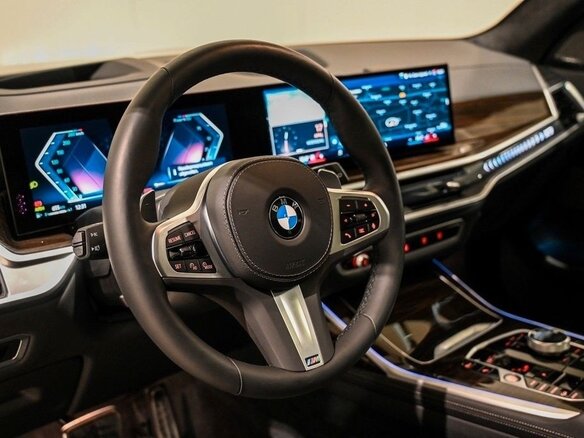 2025 BMW X7 40i I (G07) Рестайлинг, синий - вид 5