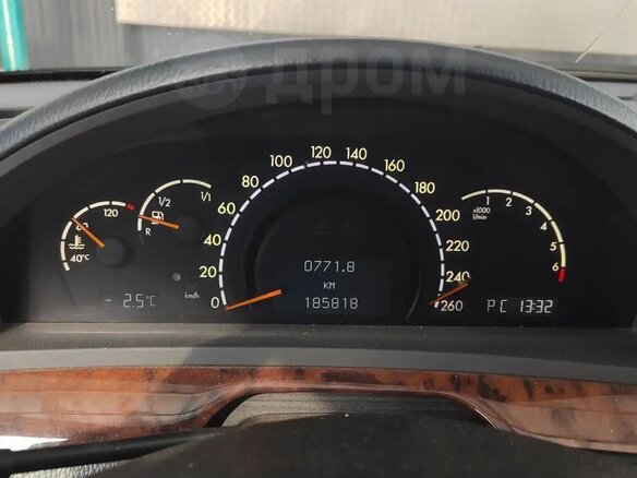 2004 Mercedes-Benz S-Класс 430 Long IV (W220) Рестайлинг, чёрный, 650000 рублей - вид 1