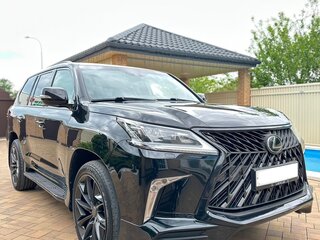 2018 Lexus LX 570 III Рестайлинг 2, чёрный, 9300000 рублей, вид 3