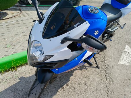 2007 Suzuki GSX-R 750, синий, 620000 рублей, вид 3