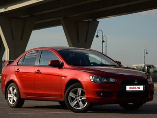 2008 Mitsubishi Lancer X, красный, 1150000 рублей, вид 1