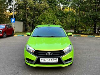 2016 Lada (ВАЗ) Vesta I, жёлтый, 650000 рублей, вид 1