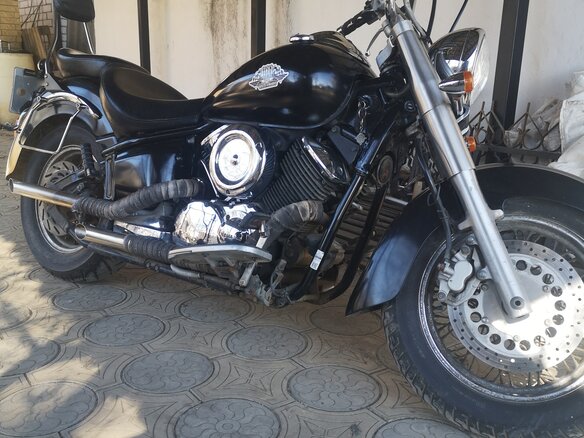 2004 Yamaha XVS1100, чёрный, 500000 рублей - вид 3