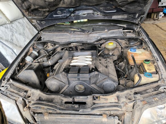 1995 Audi A6 I (C4), чёрный, 150000 рублей - вид 5