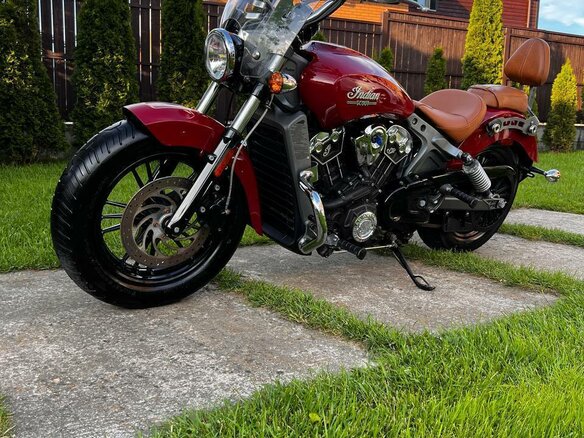 2015 Indian Scout, пурпурный, 800000 рублей - вид 12