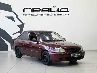 2008 Hyundai Accent ТагАЗ II, красный, 319900 рублей, вид 5