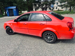 2007 Chevrolet Lacetti I, красный, 530000 рублей, вид 4