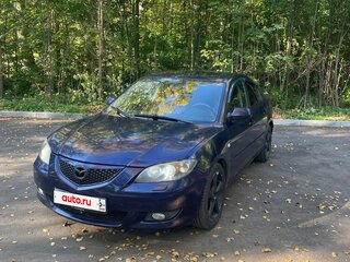 2006 Mazda 3 I (BK) Рестайлинг, синий, 500000 рублей, вид 3