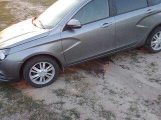 2016 Lada (ВАЗ) Vesta I, серый, 850000 рублей, вид 4