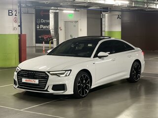 2019 Audi A6 40 TDI V (C8), белый, 4460000 рублей, вид 2
