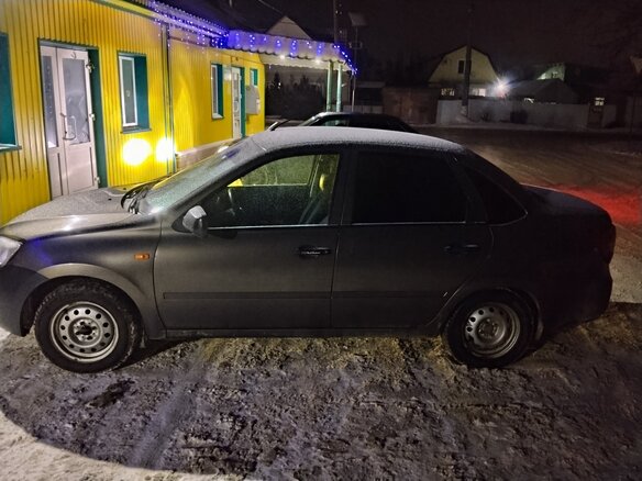 2013 Lada (ВАЗ) Granta I, коричневый, 450000 рублей - вид 1