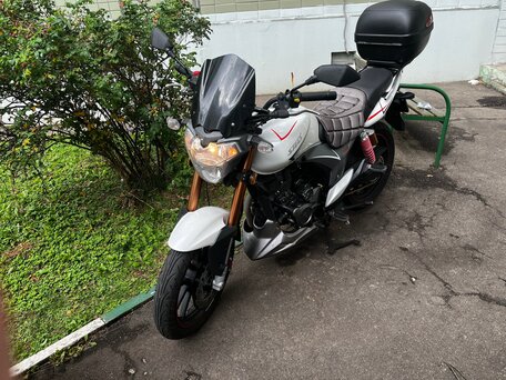 2014 Stels Flame 200, белый, 150000 рублей, вид 4