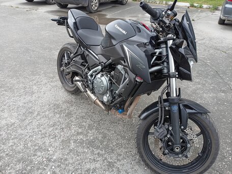 2017 Kawasaki Z 650, чёрный, 565000 рублей, вид 5