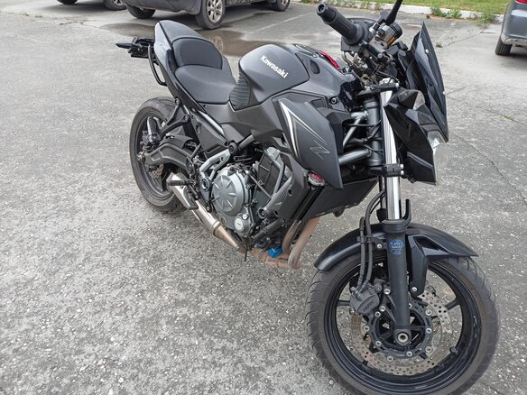 2017 Kawasaki Z 650, чёрный, 565000 рублей - вид 4