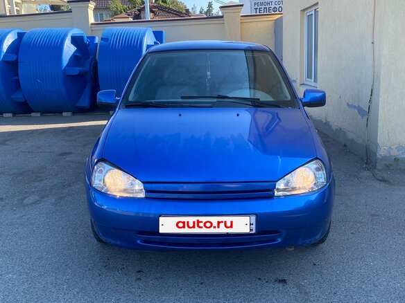 2008 Lada (ВАЗ) Kalina I, синий, 230000 рублей
