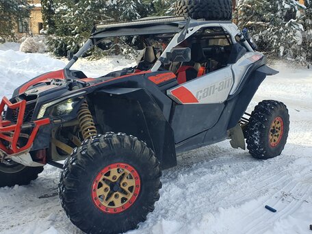 2019 BRP Can-Am Maverick X RS Turbo RR, серебристый, 2100000 рублей, вид 1