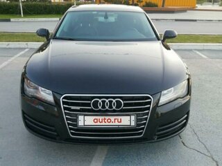 2013 Audi A7 I (4G), чёрный, 1370000 рублей, вид 2