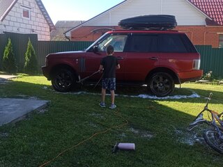 2008 Land Rover Range Rover III Рестайлинг, красный, 1380000 рублей, вид 5