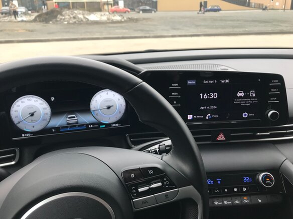 2022 Hyundai Elantra VII (CN7), серый, 2590000 рублей - вид 11