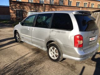 2002 Mazda MPV II (LW), серебристый, 570000 рублей, вид 4