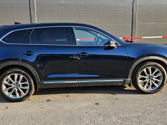2018 Mazda CX-9 II, синий, 3480000 рублей - вид 3