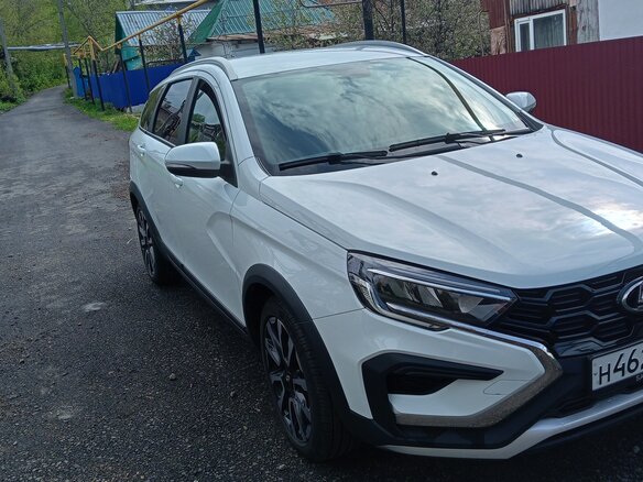 2024 Lada (ВАЗ) Vesta SW Cross I Рестайлинг (NG), белый, 1700000 рублей