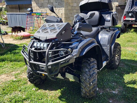 2021 Stels ATV-500YS Leopard, чёрный, 600000 рублей - вид 13
