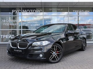 2014 BMW 5 серии 520i VI (F10/F11/F07) Рестайлинг, чёрный, 2080000 рублей, вид 1