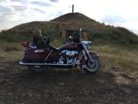 2002 Harley-Davidson Road King, красный, 680000 рублей, вид 2