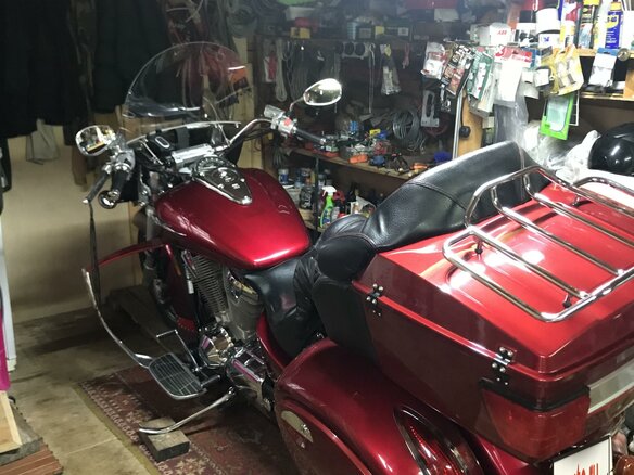 2002 Honda VTX 1800, красный, 750000 рублей