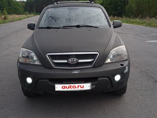 2008 Kia Sorento I Рестайлинг, чёрный, 555000 рублей, вид 1
