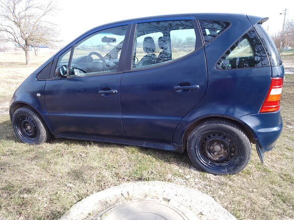 1999 Mercedes-Benz A-Класс 140 I (W168), синий, 275000 рублей - вид 5