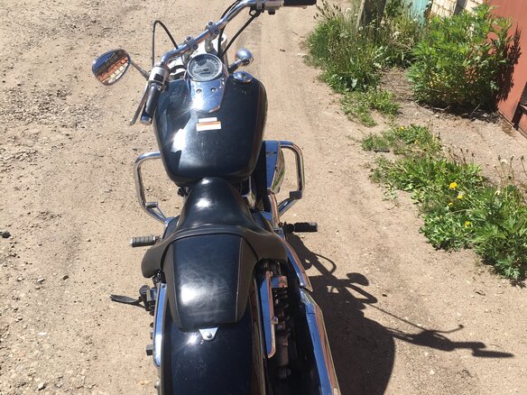 2009 Honda Shadow 750, чёрный, 480000 рублей - вид 4