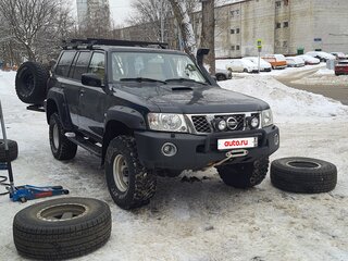 2005 Nissan Patrol V (Y61) Рестайлинг, чёрный, 4799000 рублей, вид 4