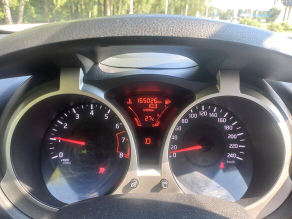 2013 Nissan Juke I, серебристый, 1050000 рублей - вид 8