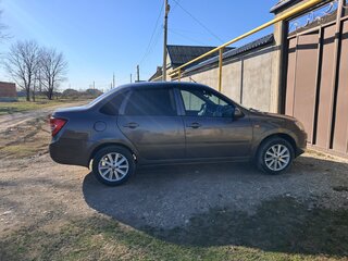 2014 Lada (ВАЗ) Granta I, коричневый, 600000 рублей, вид 2