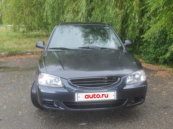 2006 Hyundai Accent ТагАЗ II, чёрный, 475000 рублей - вид 7