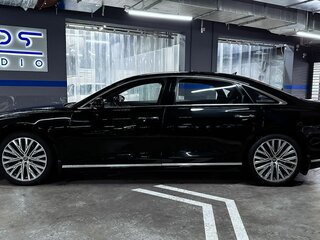 2019 Audi A8 Long 45 TDI IV (D5), чёрный, 6200000 рублей, вид 2