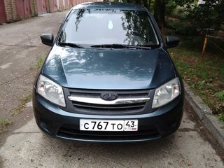 2015 Lada (ВАЗ) Granta I, серый, 519000 рублей, вид 1