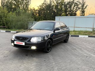 2011 Hyundai Accent ТагАЗ II, чёрный, 610000 рублей, вид 1