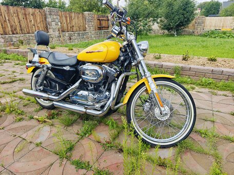 2007 Harley-Davidson Sportster 1200, жёлтый, 750000 рублей, вид 2