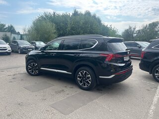 2021 Hyundai Santa Fe IV Рестайлинг, чёрный, 3500000 рублей, вид 4