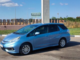 2014 Honda Fit Shuttle I Рестайлинг, синий, 1040000 рублей, вид 1