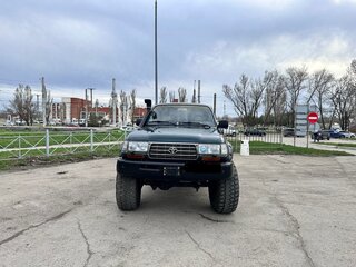 1996 Toyota Land Cruiser 80 Series Рестайлинг, зелёный, 2900000 рублей, вид 2