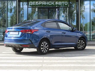 2021 Hyundai Solaris II Рестайлинг, синий, 1745000 рублей, вид 3