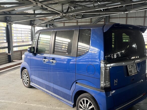 2016 Honda N-BOX I Рестайлинг, синий, 895000 рублей - вид 12