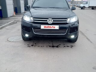 2014 Volkswagen Touareg II, чёрный, 2600000 рублей, вид 2
