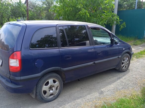 2005 Opel Zafira A Рестайлинг, синий, 570000 рублей - вид 1