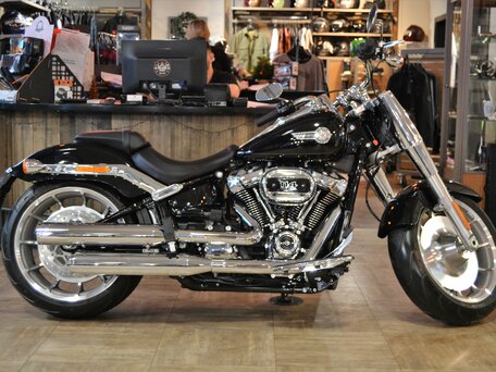 2024 Harley-Davidson Fat Boy, чёрный, 3600000 рублей, вид 4